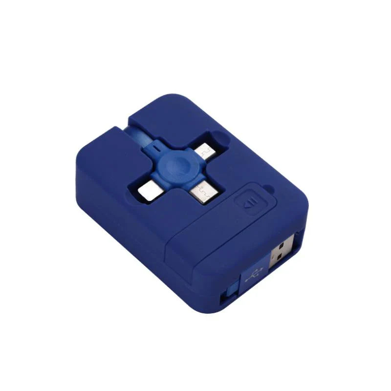 Kábel 3 v 1 s automatickým navíjaním - Univerzálnosť a prenosnosť
