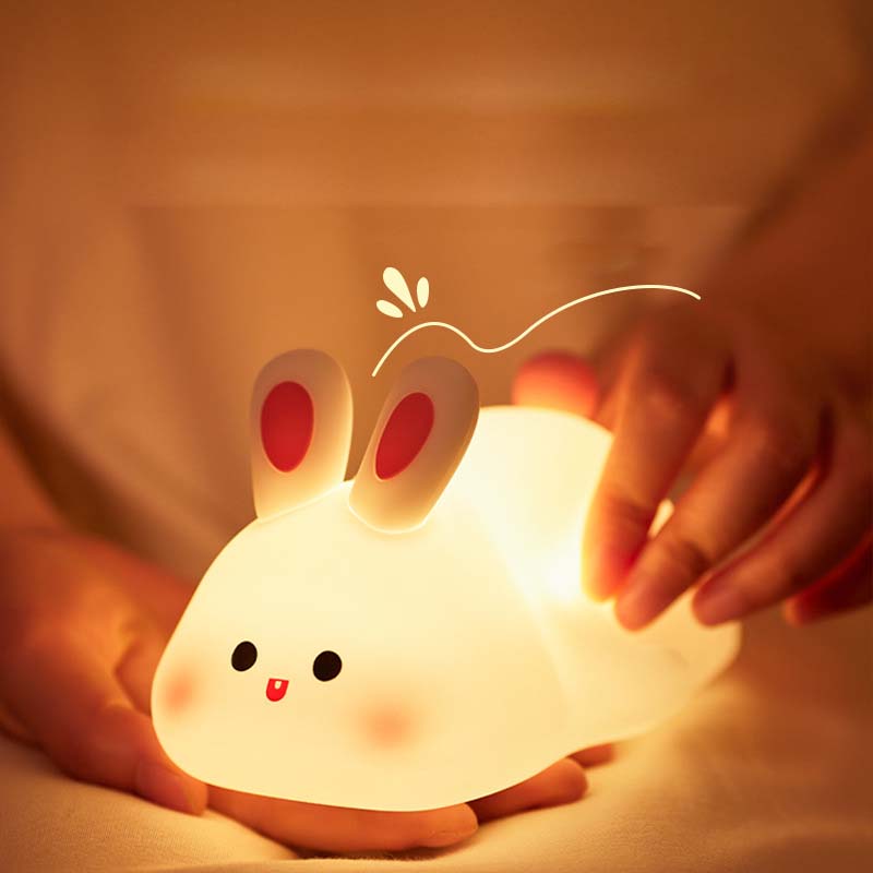 Nachtlicht Hase aus Silikon: Sanftheit und nächtliche Sicherheit