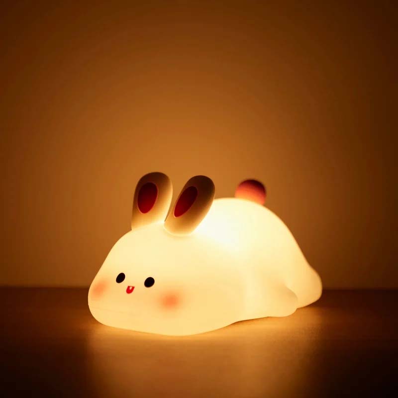 Nachtlicht Hase aus Silikon: Sanftheit und nächtliche Sicherheit
