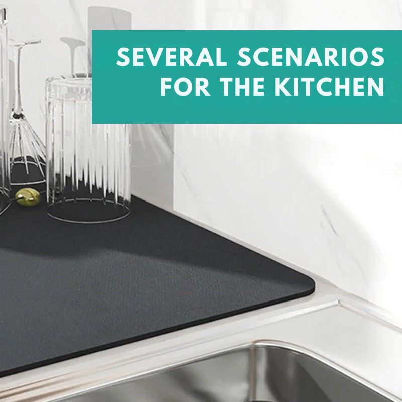 Tappeto di drenaggio: assorbimento rapido e cucina pulita