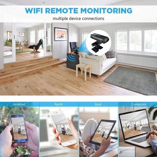 WLAN-Überwachungskamera mit Sofortbenachrichtigung