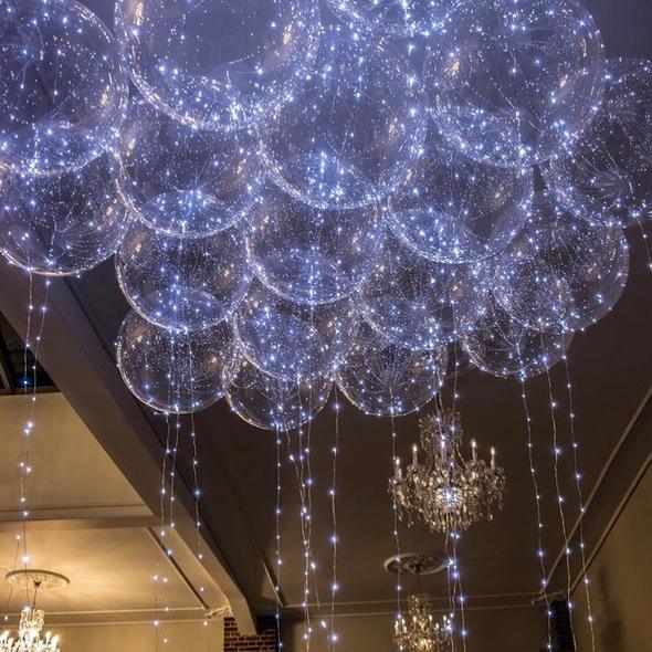 Wiederverwendbare LED-Ballons zur Beleuchtung Ihrer Feste (X10)