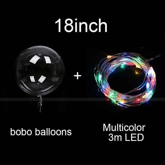 Wiederverwendbare LED-Ballons zur Beleuchtung Ihrer Feste (X10)