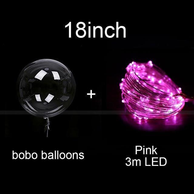 Wiederverwendbare LED-Ballons zur Beleuchtung Ihrer Feste (X10)