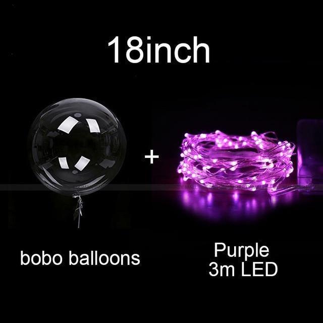 Wiederverwendbare LED-Ballons zur Beleuchtung Ihrer Feste (X10)