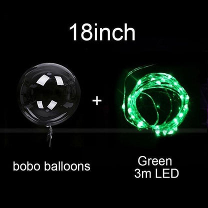 Gjenbrukbare LED-ballonger for å lyse opp festene dine (X10) 